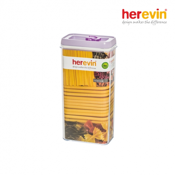 [튀르키예 헤르빈] 룩소 원터치 진공 밀폐용기 3L (퍼플)