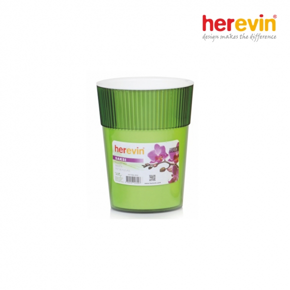 [튀르키예 헤르빈] HV 로즈 원형 화분 1.3L (그린)