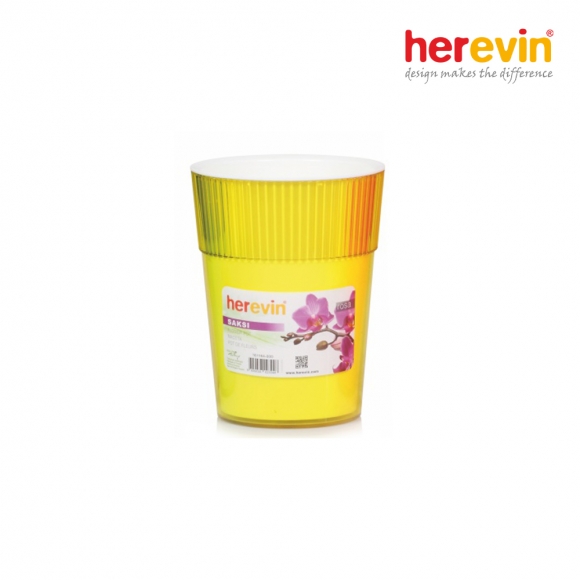[튀르키예 헤르빈] HV 로즈 원형 화분 1.3L (옐로우)