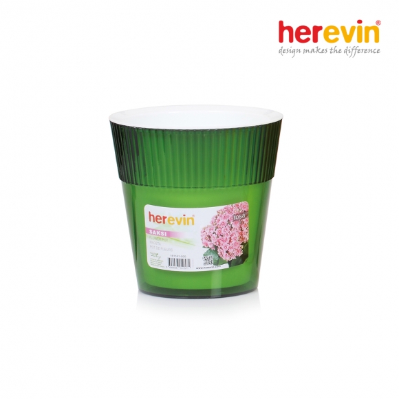 [튀르키예 헤르빈] HV 로즈 원형 화분 1.55L (그린)