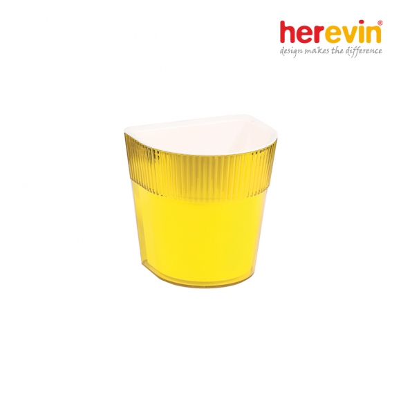 [튀르키예 헤르빈] HV 로즈 반원형 화분 1.5L (옐로우)