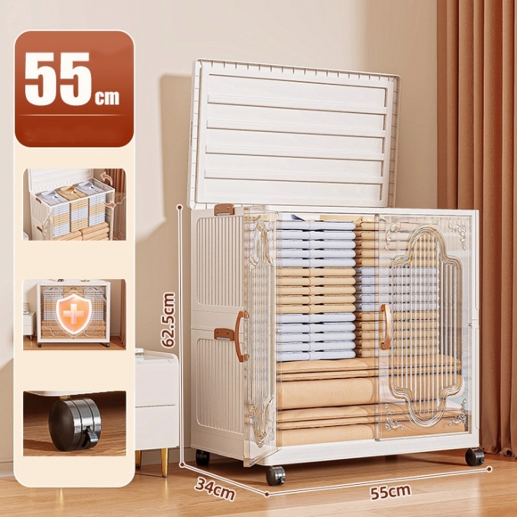 폴딩 리빙박스 이불옷정리 장난감 수납함C-1(색상)