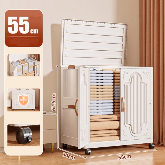 폴딩 리빙박스 이불옷정리 장난감 수납함C-1(색상)