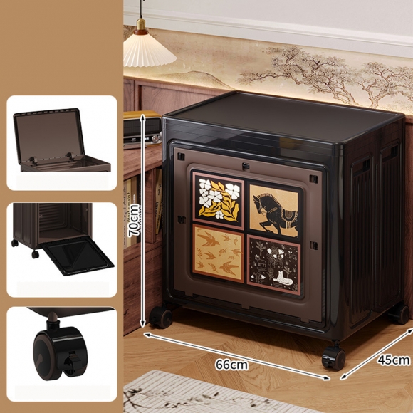 폴딩 리빙박스 이불옷정리 장난감 수납함D-1(색상)