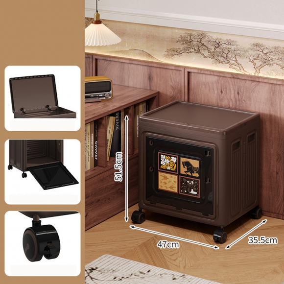 폴딩 리빙박스 이불옷정리 장난감 수납함D-2(색상)