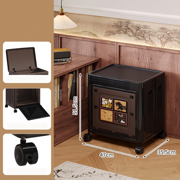 폴딩 리빙박스 이불옷정리 장난감 수납함D-2(색상)