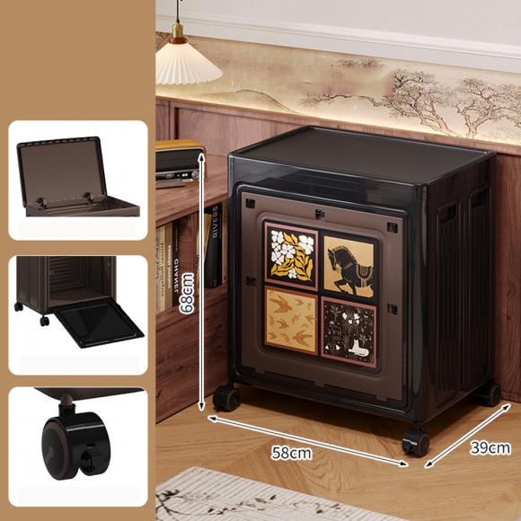 폴딩 리빙박스 이불옷정리 장난감 수납함D-3(색상)