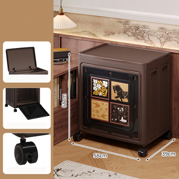 폴딩 리빙박스 이불옷정리 장난감 수납함D-3(색상)