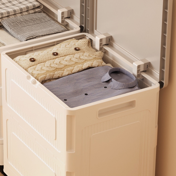 폴딩 리빙박스 이불옷정리 장난감 수납함E(색상)