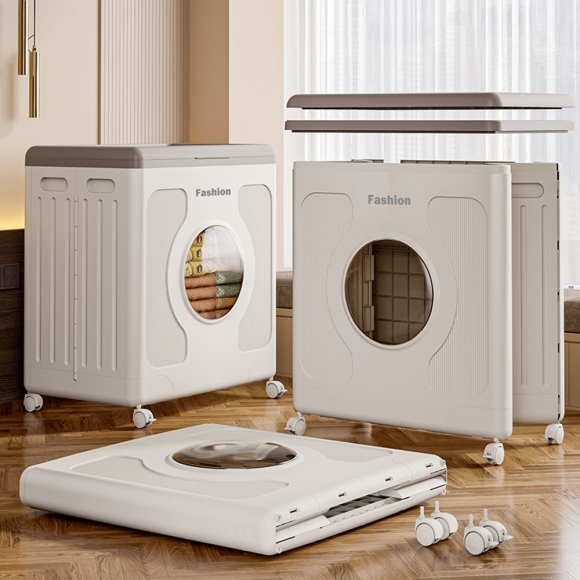 폴딩 리빙박스 이불옷정리 장난감 수납함F(색상)