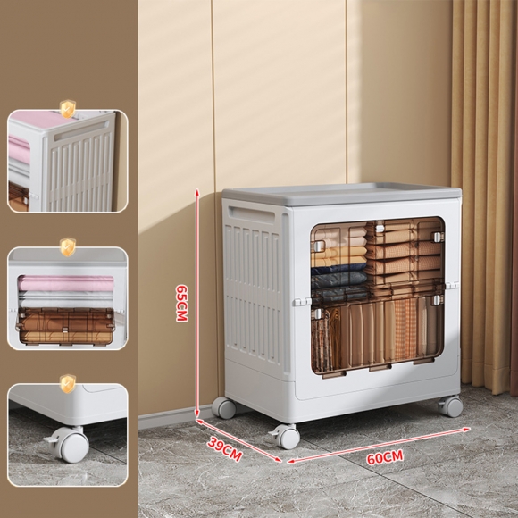 폴딩 리빙박스 이불옷정리 장난감 수납함H-1