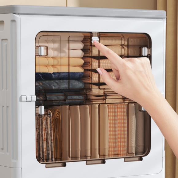 폴딩 리빙박스 이불옷정리 장난감 수납함H-1