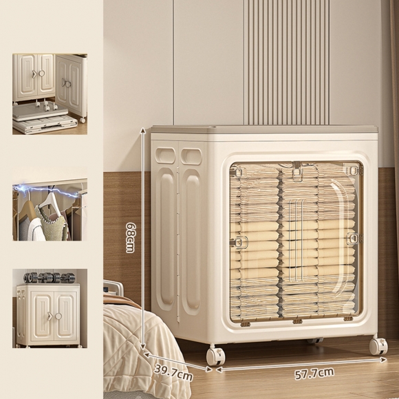 폴딩 리빙박스 이불옷정리 장난감 수납함I-3(색상)