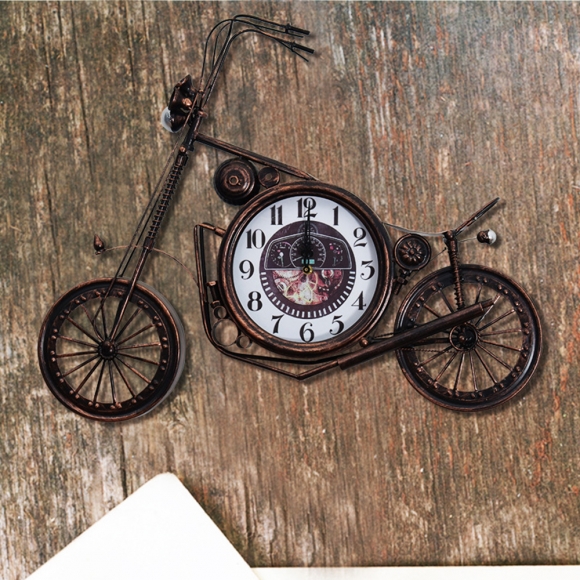 인테리어 오토바이 장식품 벽시계(색상)