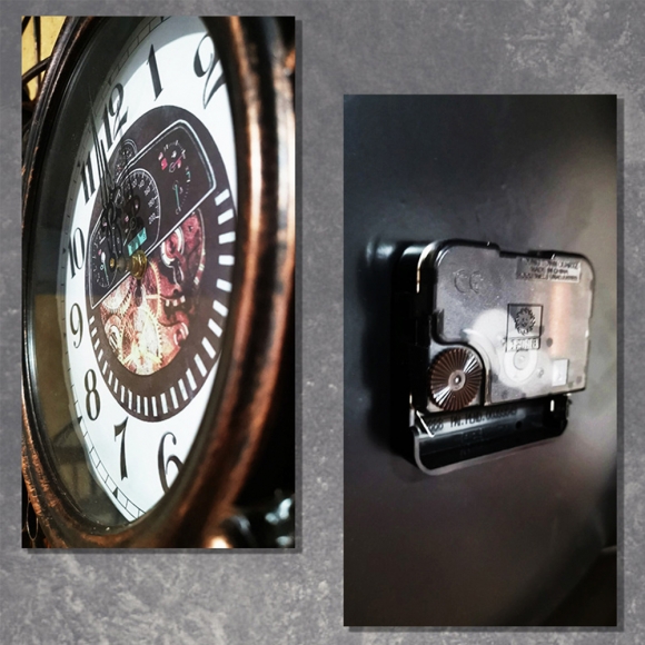 인테리어 오토바이 장식품 벽시계(색상)