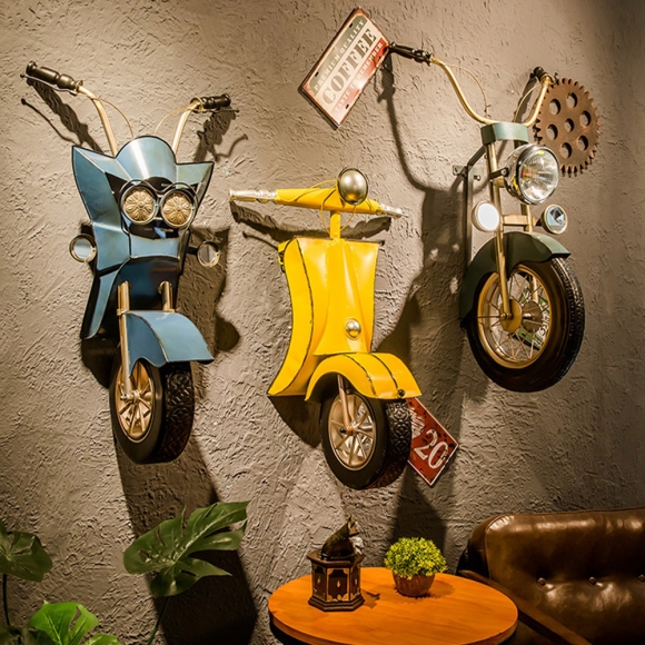 벽걸이 오토바이 장식품 01