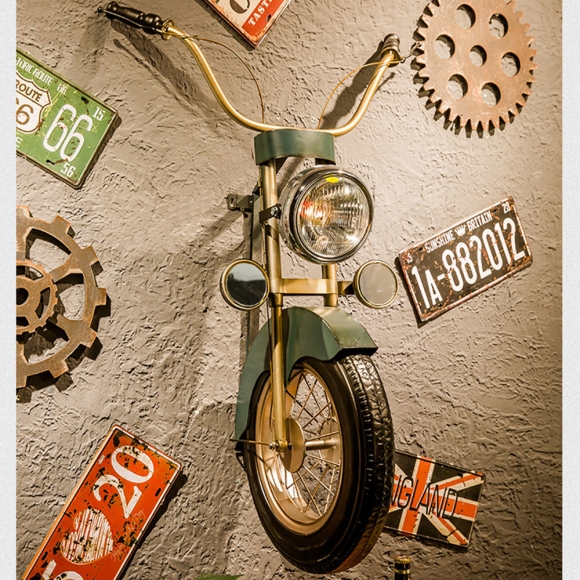 벽걸이 오토바이 장식품 03
