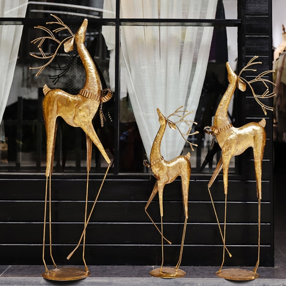 빈티지 사슴 플로어 장식품 3p세트B-4