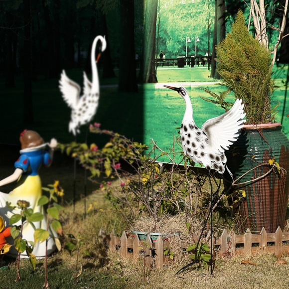 정원 학 플로어 장식품 D-2(100cm)