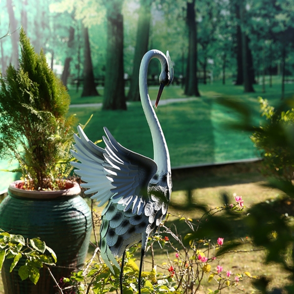 정원 학 플로어 장식품 2p세트 D-4