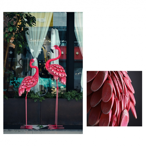 정원 플라밍고 플로어 장식품 E-3(90cm)