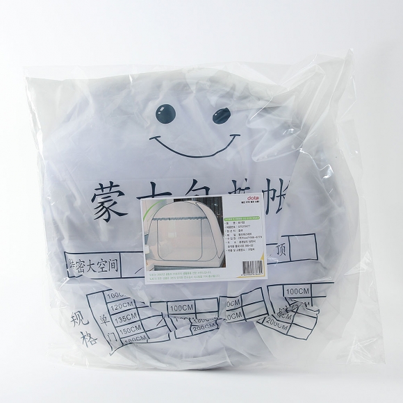 [리빙피스] 미세촘촘 원터치 모기장(150x200cm) (그레이)