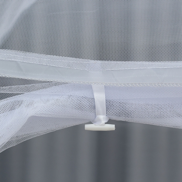 [리빙피스] 미세촘촘 원터치 모기장(150x200cm) (그레이)