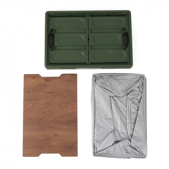 55L 베스트 캠핑 폴딩박스(+방수백) (카키)