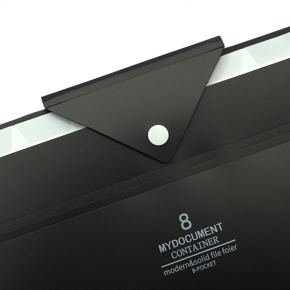 오피스 포켓 도큐먼트 파일(8칸) (블랙)
