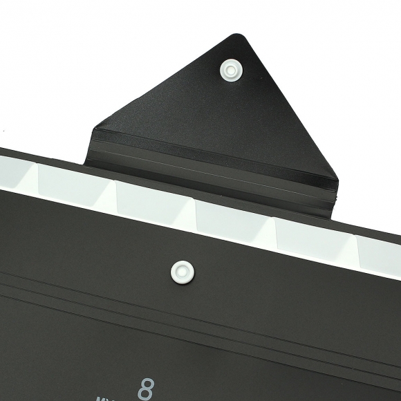 오피스 포켓 도큐먼트 파일(8칸) (블랙)