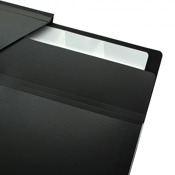 오피스 포켓 도큐먼트 파일(8칸) (블랙)