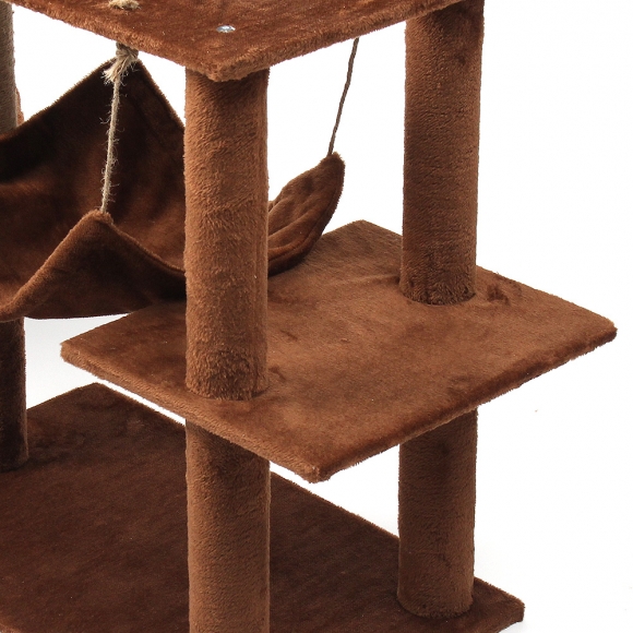 펫캐슬 고양이 캣타워(135cm) (브라운)