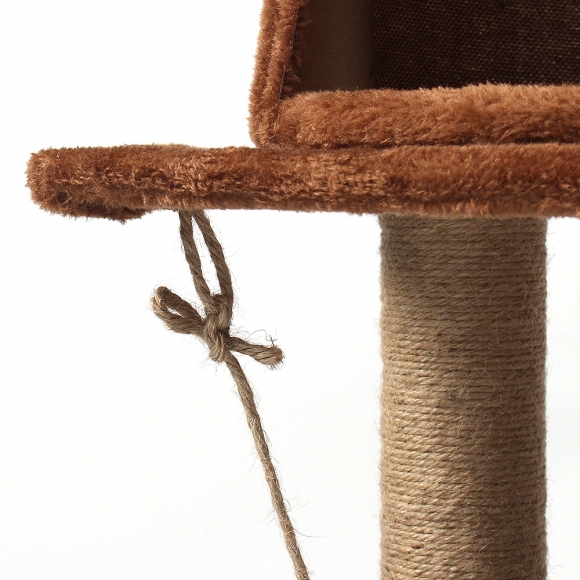 펫캐슬 고양이 캣타워(135cm) (브라운)