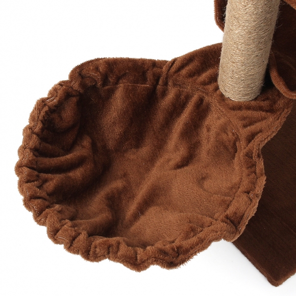 펫캐슬 고양이 캣타워(135cm) (브라운)