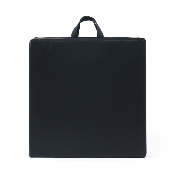 홈트 3단 접이식 헬스 요가매트(180x60x5cm) (블랙)