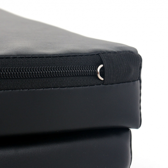 홈트 3단 접이식 헬스 요가매트(180x60x5cm) (블랙)