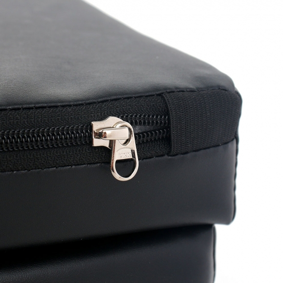 홈트 3단 접이식 헬스 요가매트(180x60x5cm) (블랙)