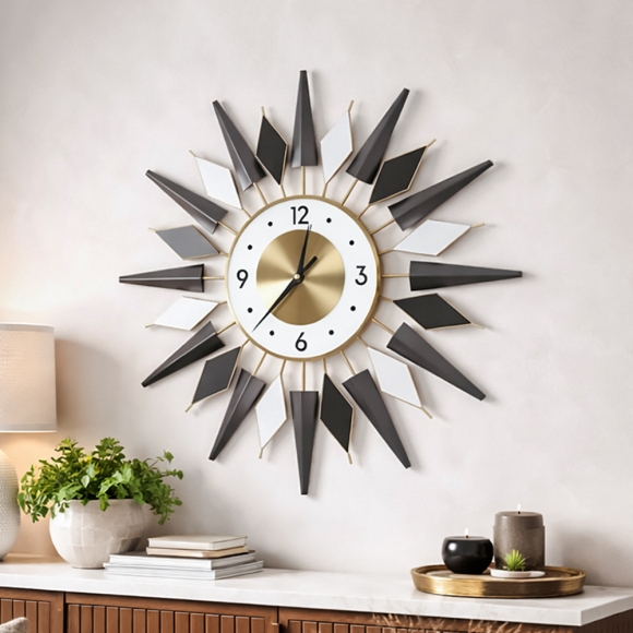 인테리어 바람개비 무소음 벽시계