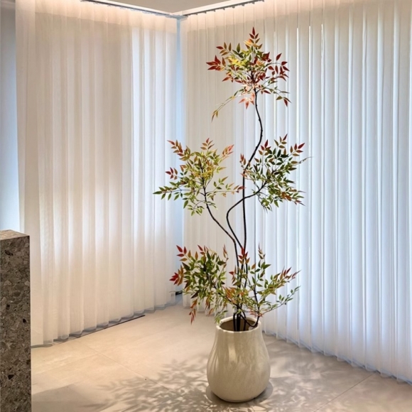 인테리어 컬러 남천나무 조화 나무(180cm)