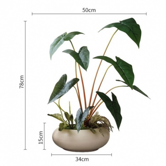 집안 분위기 칼라디움 조화 장식03(색상)
