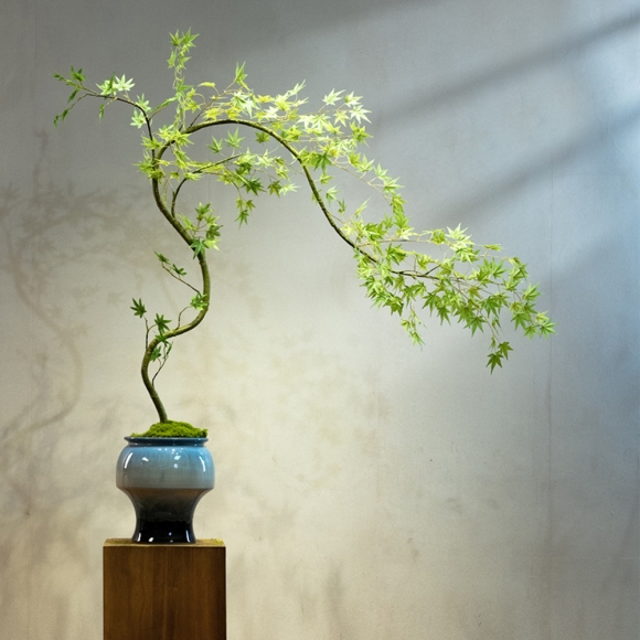 인테리어 수양 단풍 조화 장식03