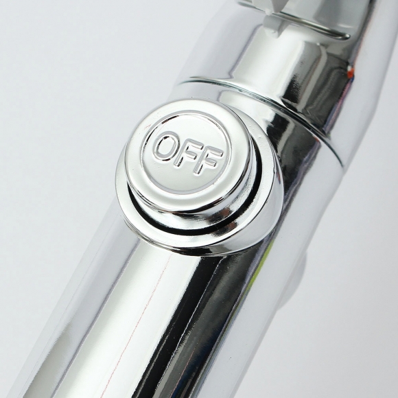 플로우픽 4단 수압 온오프 샤워기헤드(실버)