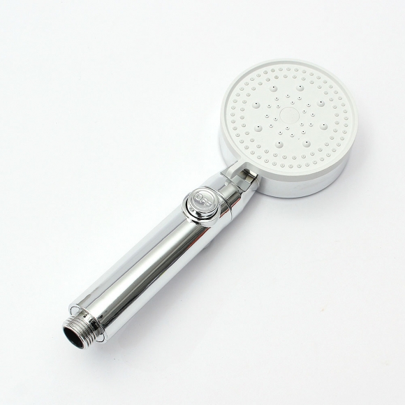 플로우픽 4단 수압 온오프 샤워기헤드(실버)