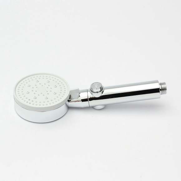 플로우픽 4단 수압 온오프 샤워기헤드(실버)
