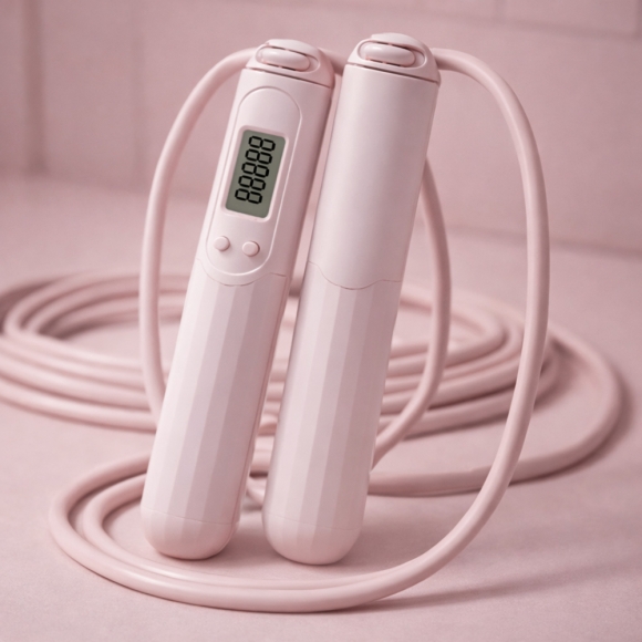 줄꼬임방지 와이어 카운트 줄넘기(핑크) A-2