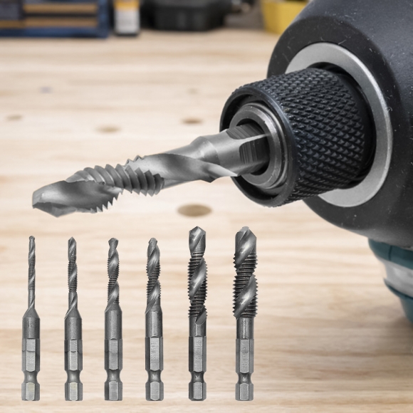 탭핑비트 드릴탭 6종세트(롱타입)