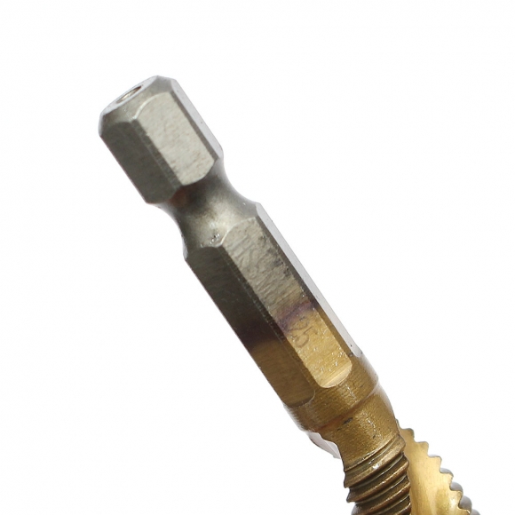 탭핑비트 드릴탭 6종세트(숏타입) (티타늄코팅)