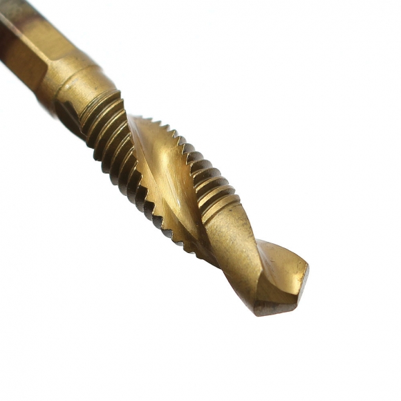 탭핑비트 드릴탭 6종세트(숏타입) (티타늄코팅)