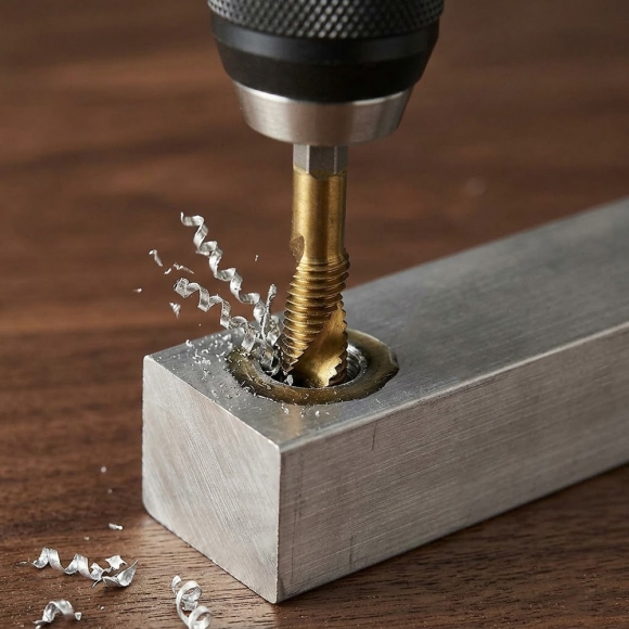 탭핑비트 드릴탭 6종세트(롱타입) (티타늄코팅)