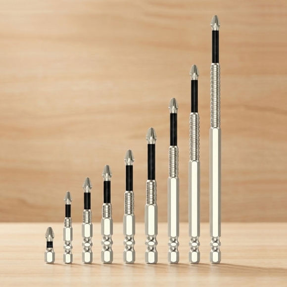 공구존 십자 드라이버 비트 9종 세트